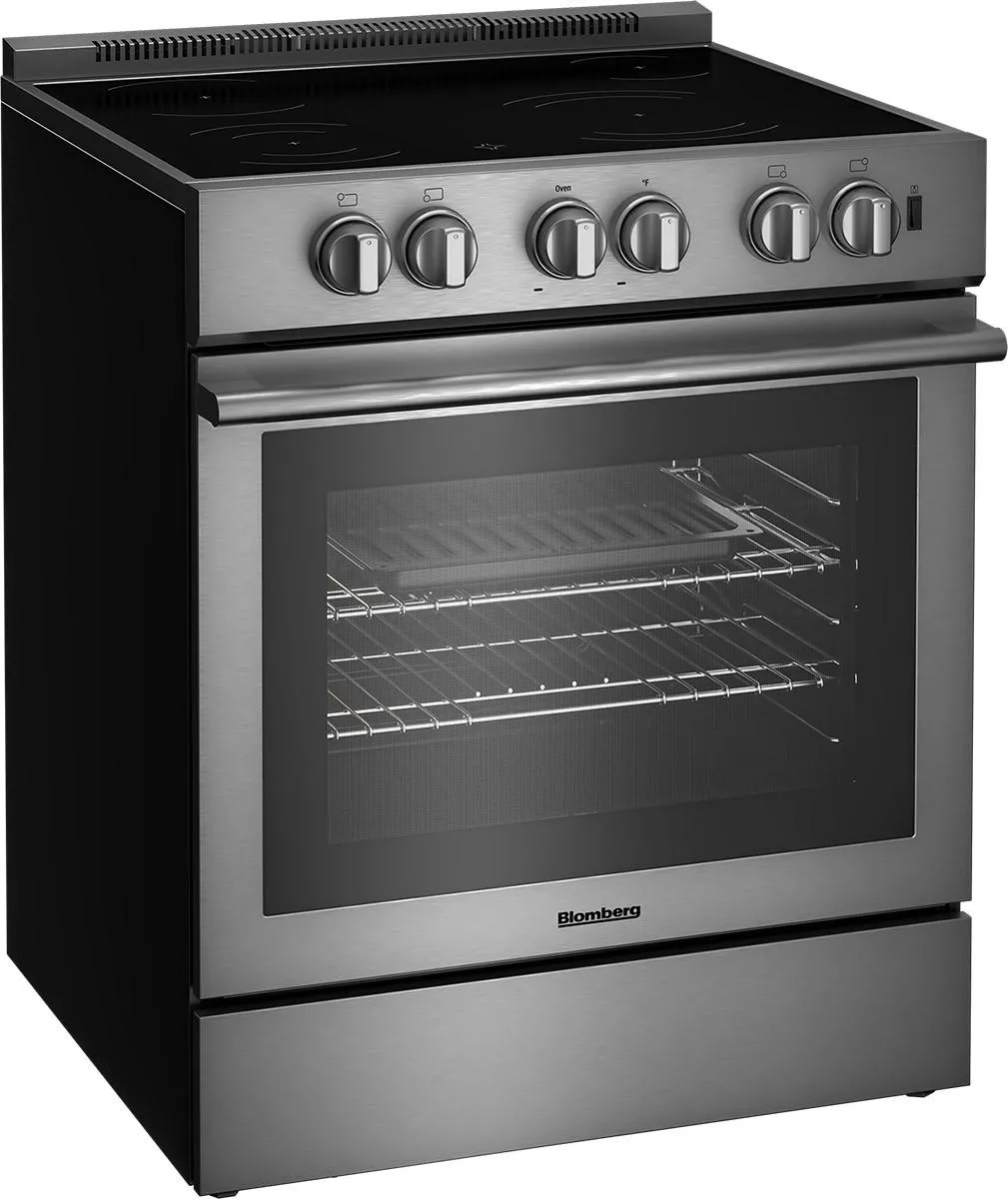 Blomberg Appliances BIR34452SS 30In Induction Range With 5.7 Cu Ft Self Clean Oven, Slide-In Style