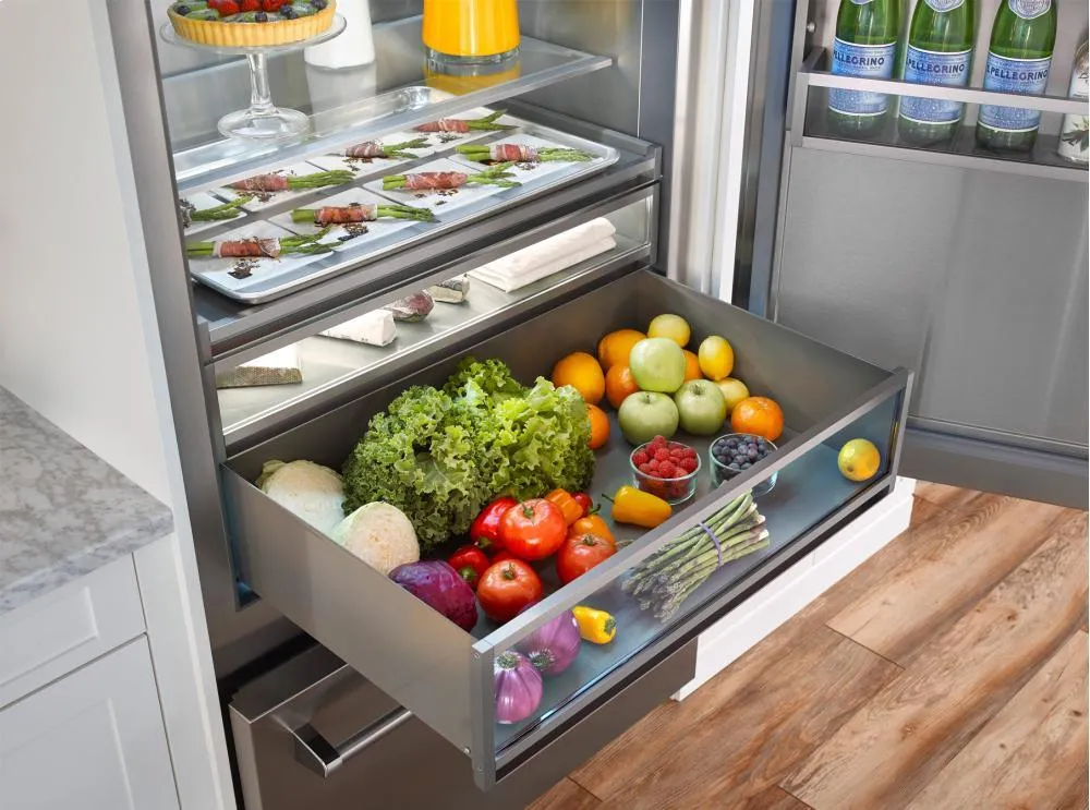 Bluestar BBB36R3 36" Pro Built-In Refrigerator/Freezer Right Hinge