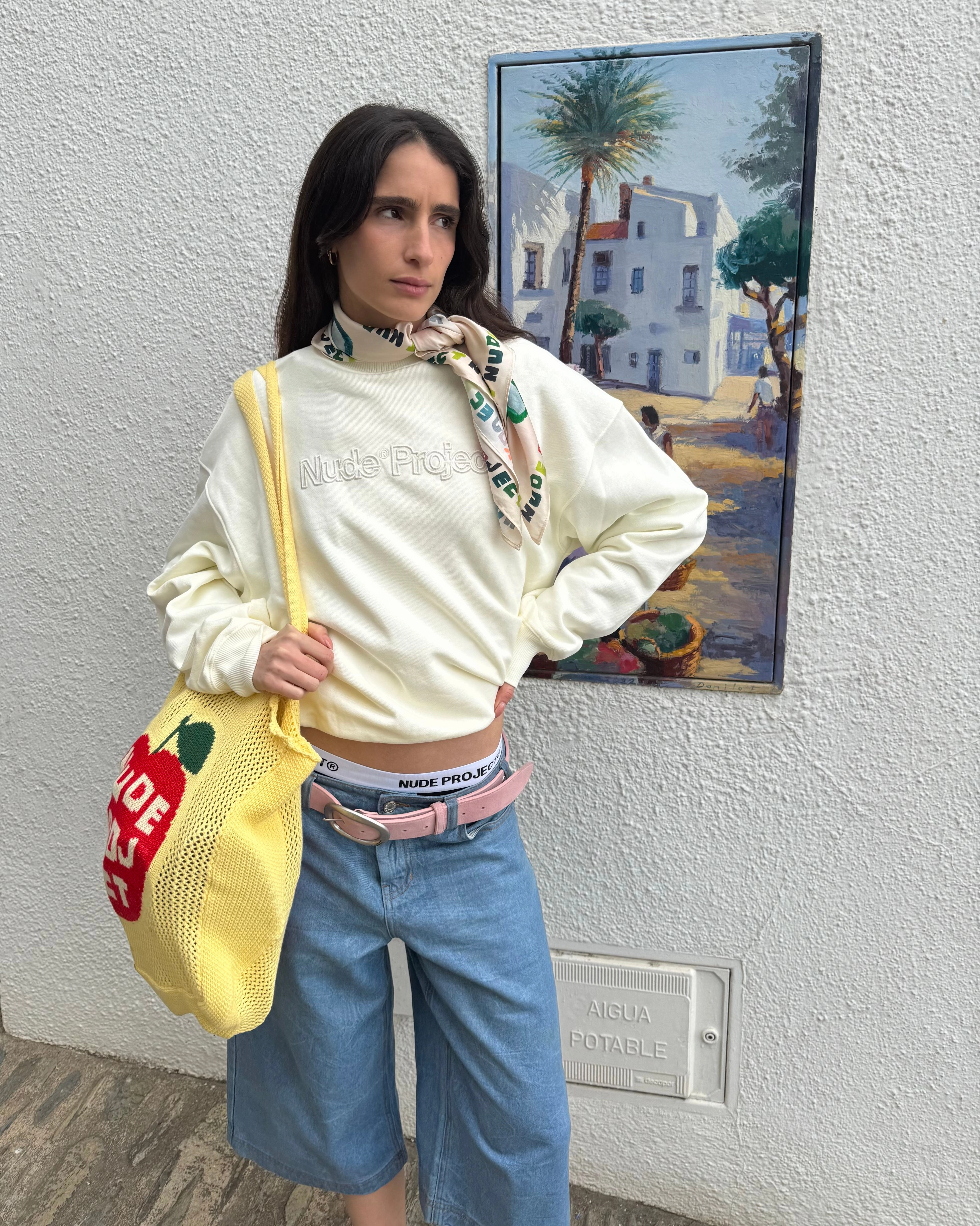 Brun Sweatshirt Marshmallow