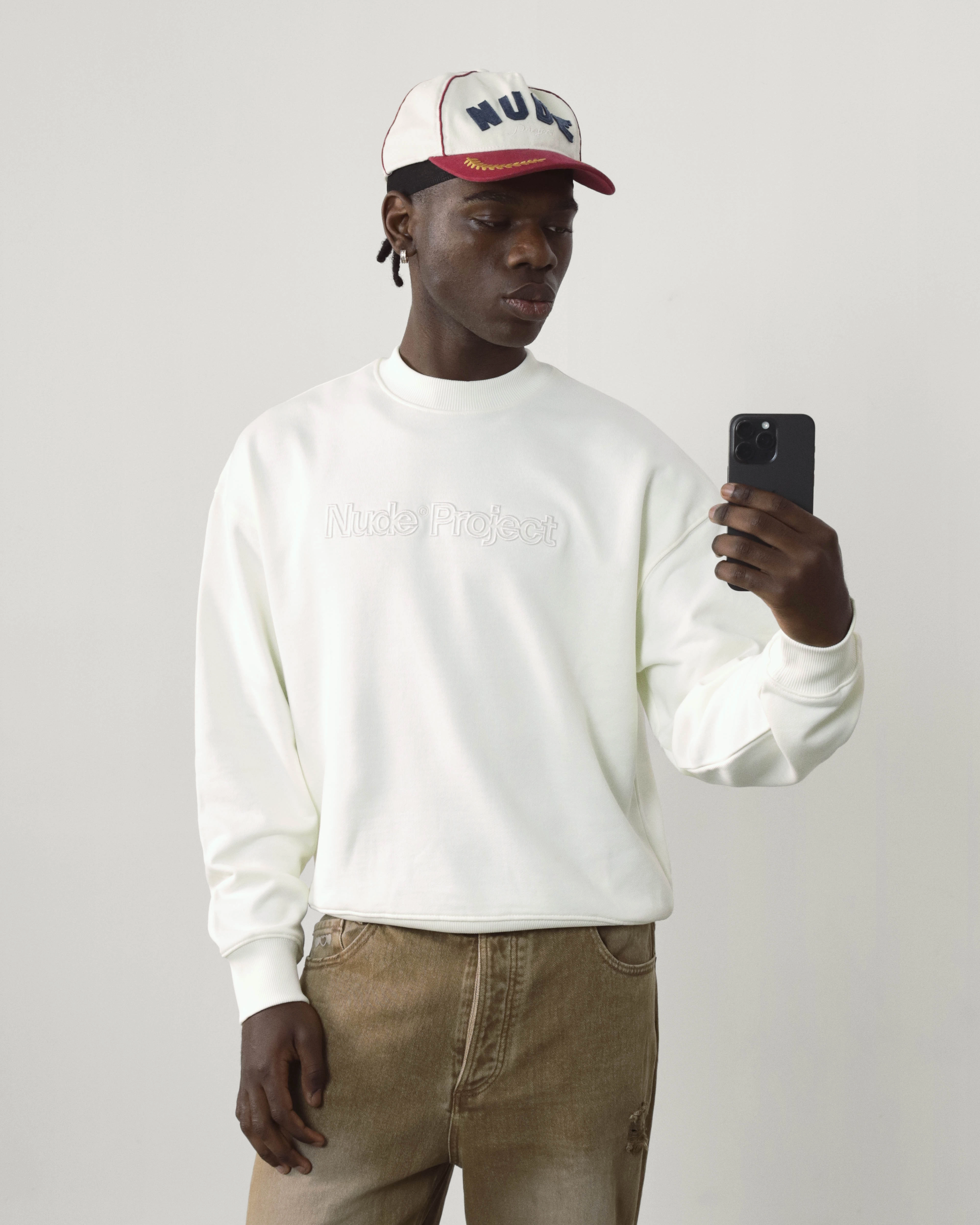 Brun Sweatshirt Marshmallow