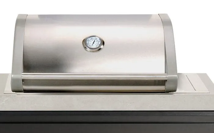 Crossray Compact 2 Burner BBQ Kitchen with Single Door Fridge