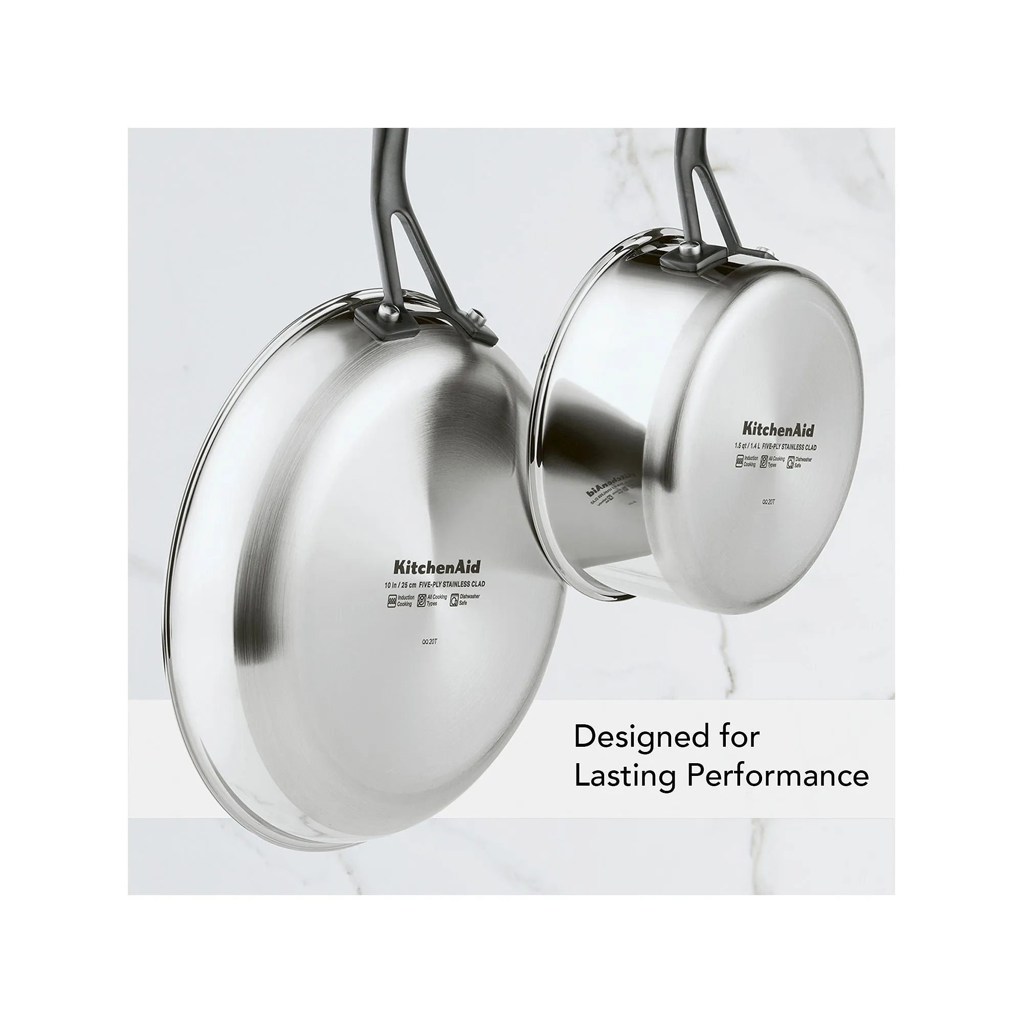 FRY PAN - MEYER HOUSEWARES CANADA INC. - KITCHEN AID CLAD 21CM FRY PAN