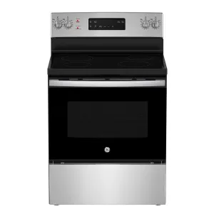 GE 30" Stainless Steel Freestanding Electric Range (5.0 Cu.Ft) - JCB630SVSS