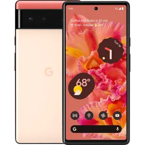 Google Pixel 6 - 5G Android Cell-Phone - Unlocked - 128GB - Kinda Coral