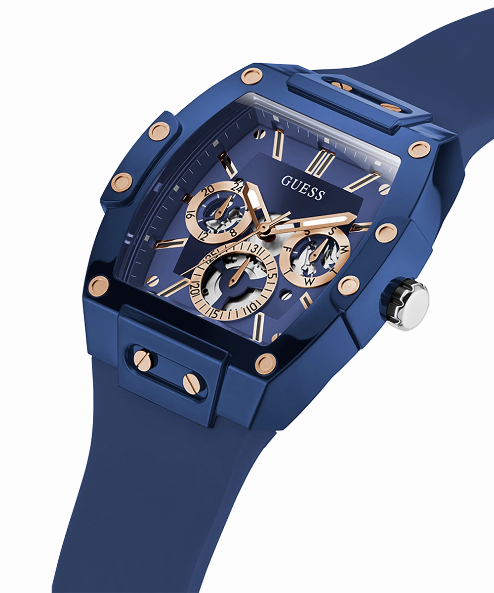 GUESS Mens Blue Multi-function Watch