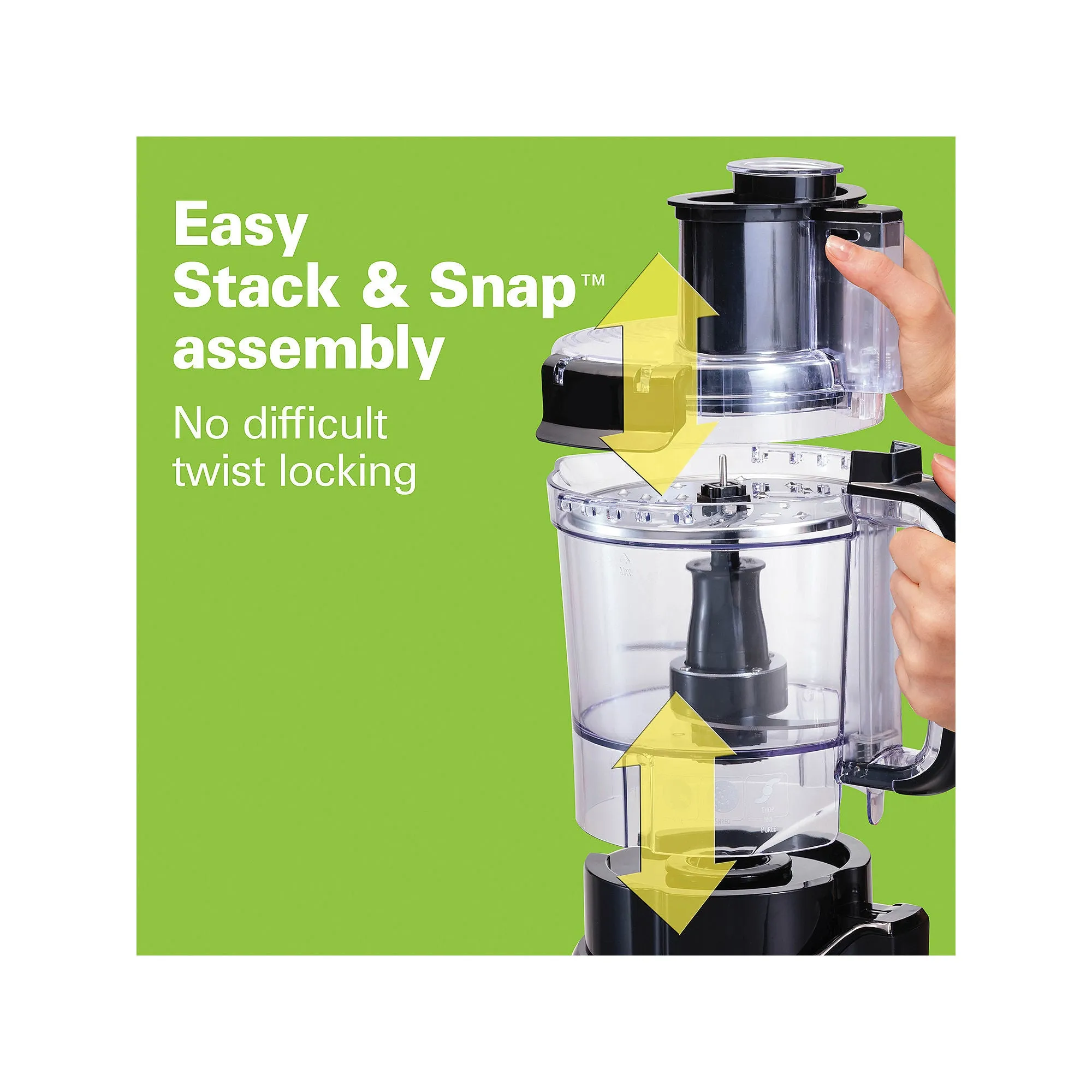 Hamilton Beach 12 Cups Food Processor 70724 - BLACK ONE SIZE