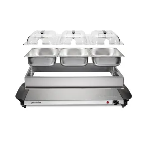 Hamilton Beach 34300R Proctor Silex Buffet Server and Food Warming Tray, Stainless Steel Chafing