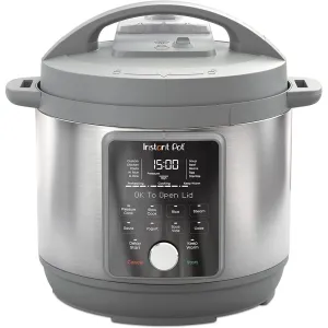 Instant Pot 112-0169-01 6-Quart Whisper Quiet 9-in-1 Electric Pressure Cooker, Slow Cooker, Rice Cooker, Steamer