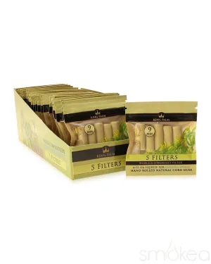King Palm 9mm Natural Corn Husk Filters (5-Pack)