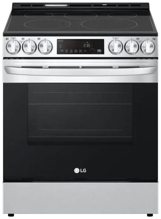LG Smudge Resistant Stainless Kitchen Package with Counter-Depth Refrigerator, Electric Range & Built-In Dishwasher