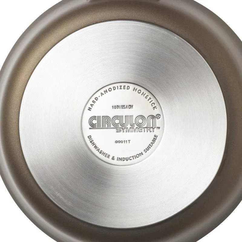 Meyer 82765 Circulon Symmetry Nonstick 11-Piece Cookware Set, Chocolate