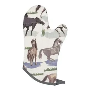 Now Designs - All The Pretty Horses Oven Mitt