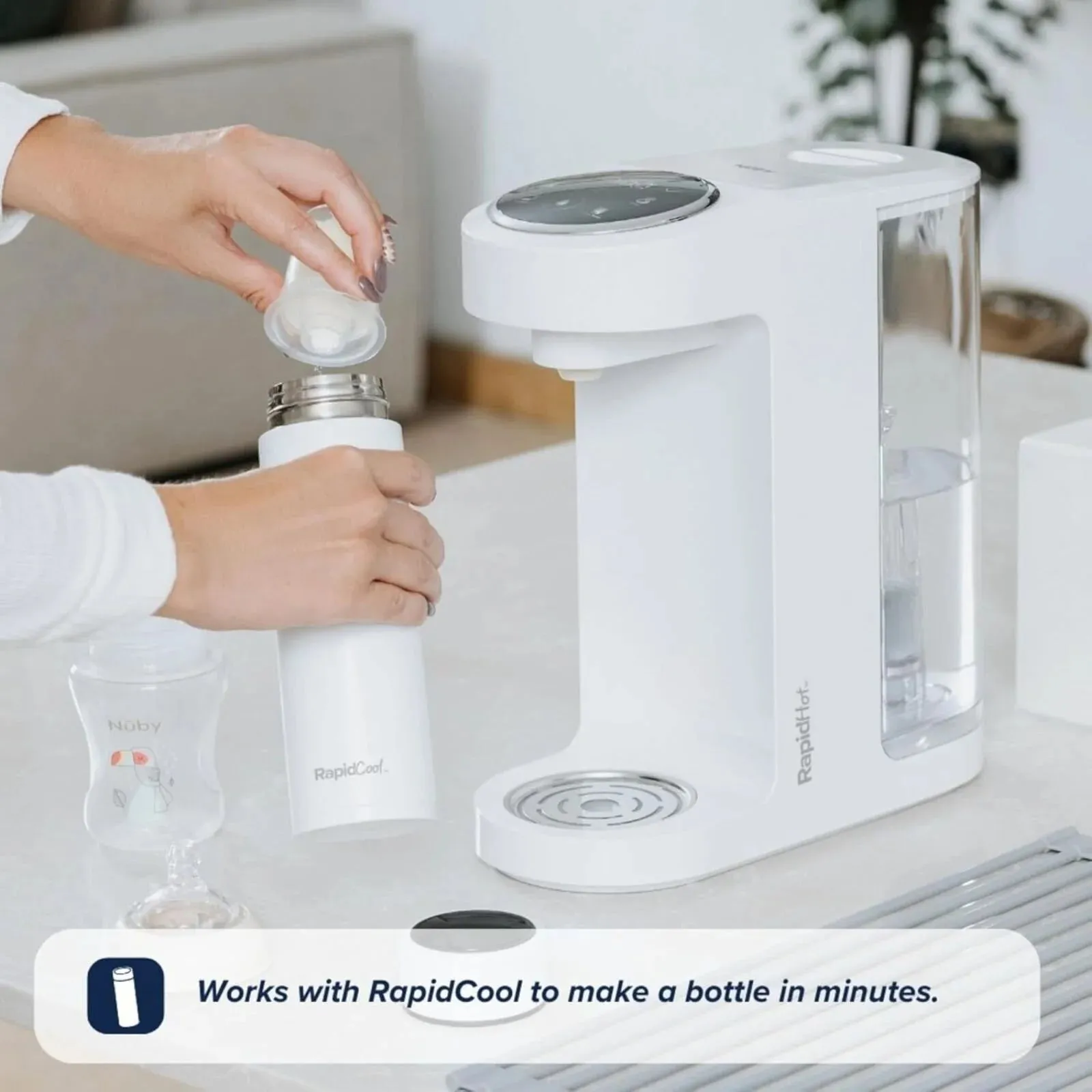 Nuby RapidHot - White