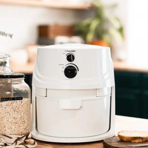 Nutrimill Classic Grain Food Mill 760200 - Out of Stock - So Easy 12 Cups of Grain Gives you 20 Cups of FRESH Flour!