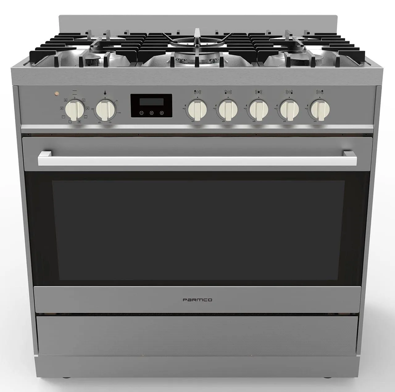 Parmco 900mm Stainless Steel Combination Freestanding Stove
