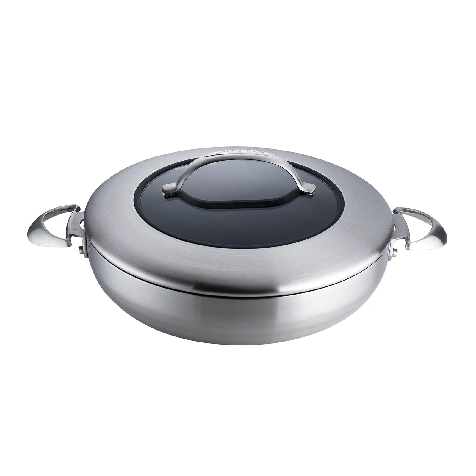 Scanpan CTX 12.75 Inch Nonstick Chef's Pan, 5.25 Quart, Stainless Steel
