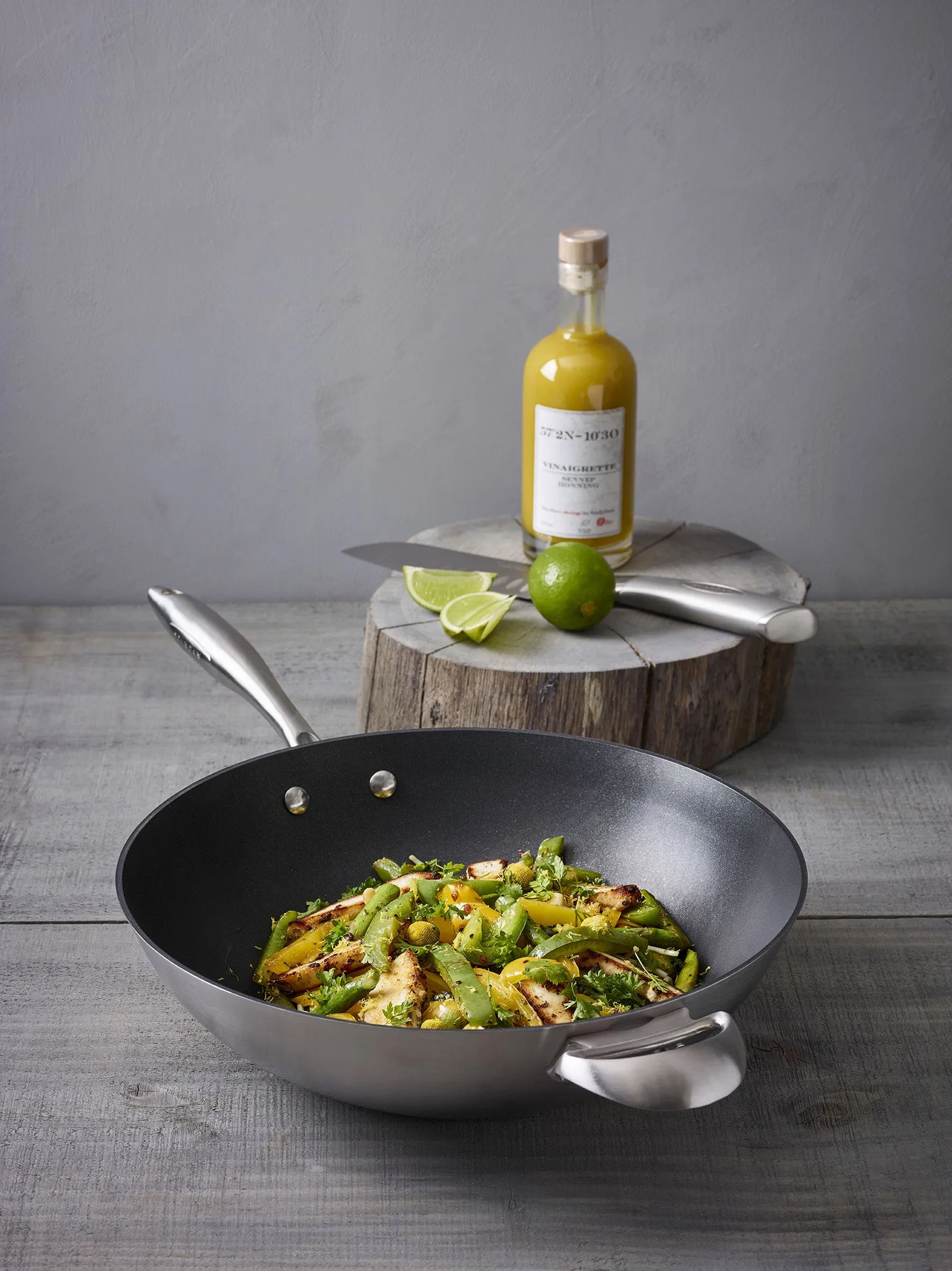 Scanpan CTX 12.75 Inch Nonstick Wok, Stainless Steel