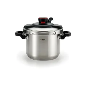 T-fal P4500734 6.3 Quart Clipso Pressure Cooker, Stainless Steel