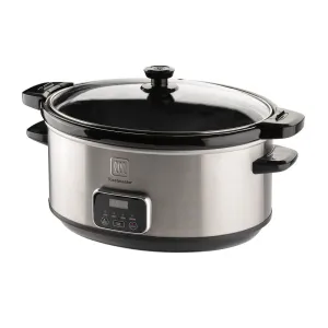 Toastmaster 7 Qt Digital Slow Cooker St Steel