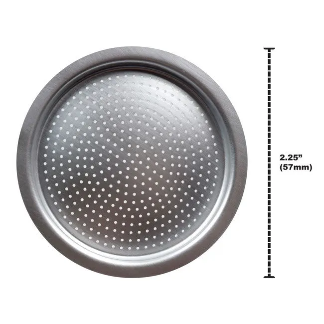 UNIVEN ESPRESSO FILTER FITS BIALETTI 3 CUP ALUMINUM ESPRESSO MAKERS 57MM