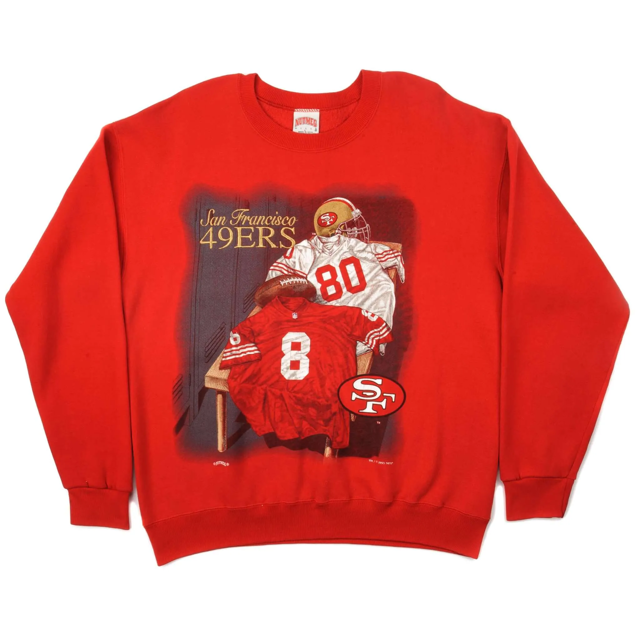 VINTAGE NFL SAN FRANCISCO 49ERS SWEATSHIRT 1995 SIZE LARGE MADE IN USA