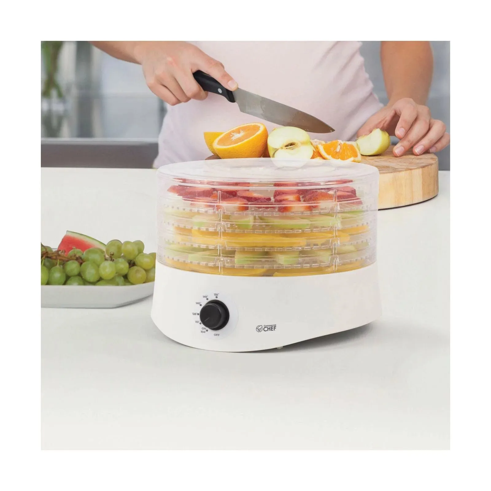 W Appliance CCD100W6 Commercial Chef Food Dehydrator White