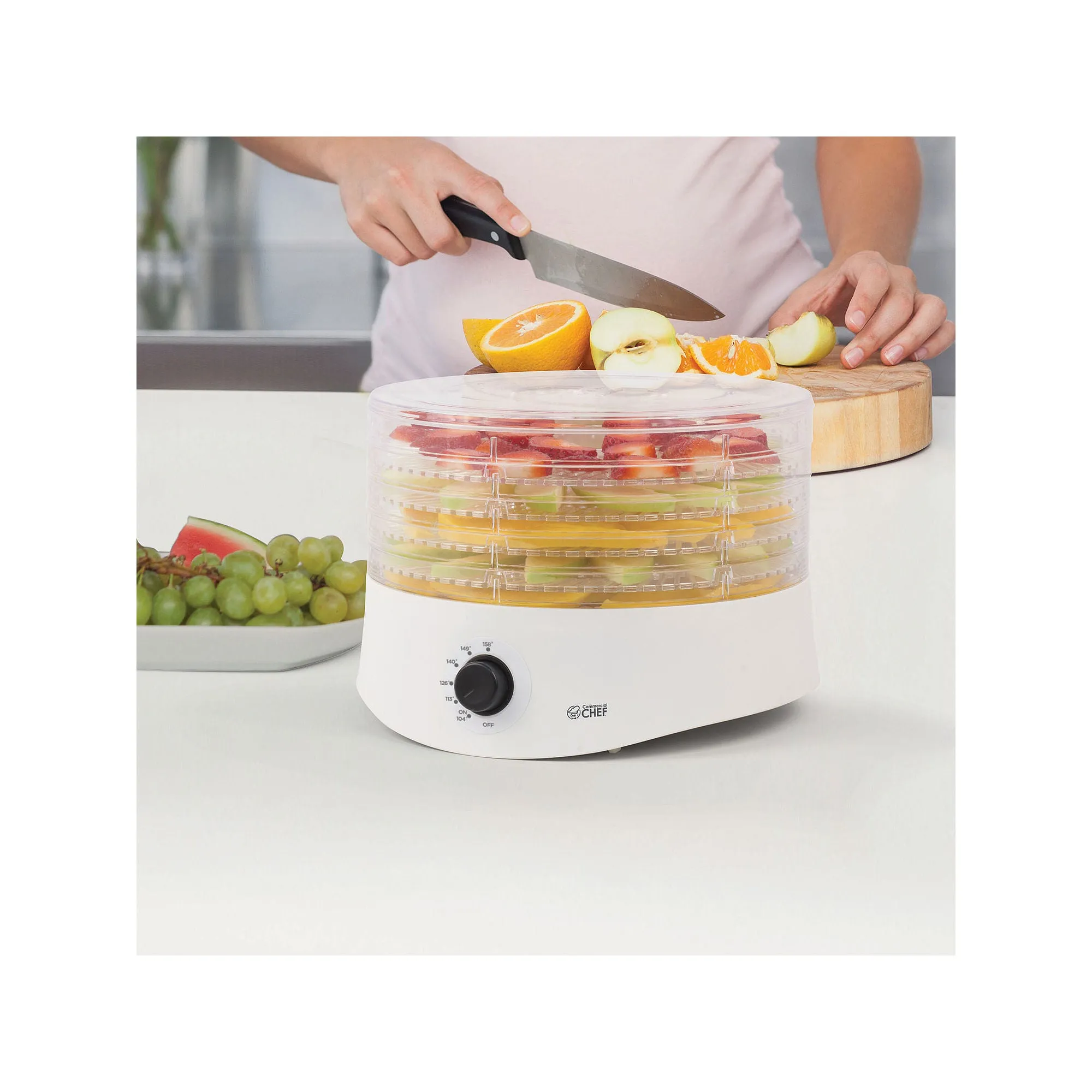 W Appliance CCD100W6 Commercial Chef Food Dehydrator White